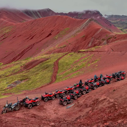 ATV Tour to Rainbow Mountain and Red Valley